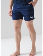 Puma Pantaloni scurti de baie cu logo si talie elastica - Bleumarin
