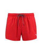 Puma Pantaloni scurti de baie cu snur de ajustare - Rosu