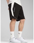 Puma Pantaloni scurti din amestec de bumbac - Negru/Alb optic