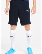 Puma Pantaloni scurti din amestec de bumbac pentru fotbal Goal 23 - Gri cenusiu/Bleumarin