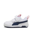 Puma Pantofi din piele ecologica cu velcro Multiflex 2 - Albastru inchis/Alb optic