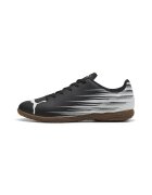 Puma Pantofi din piele ecologica pentru fotbal ASttacanto II - Negru/Alb optic