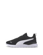 Puma Pantofi sport Anzarun Lite din plasa cu garnituri din piele ecologica - Alb/Negru