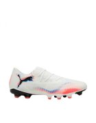 Puma Pantofi sport barbati - Future - teren ferm - alb-portocaliu sintetic