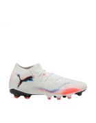 Puma Pantofi sport barbati - Future - teren ferm - alb-portocaliu - sintetic