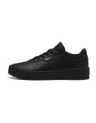 Puma Pantofi sport Carina 3.0 din piele si piele ecologica cu detalii perforate - Negru