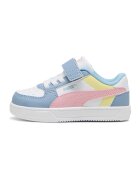 Puma Pantofi sport Caven 2.0 cu velcro si model colorblock - Galben/Roz/Albastru deschis
