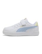Puma Pantofi sport Caven 2.0 de piele ecologica - Alb/Galben pal/Albastru deschis