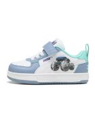 Puma Pantofi sport Caven 2.0 Hot Wheels de piele ecologica cu imprimeu Monster Trucks - Alb/Albastru pastel