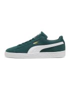 Puma Pantofi sport Classic de piele intoarsa cu garnituri de piele ecologica - Verde englez