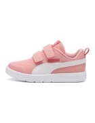 Puma Pantofi sport Courtflex de plasa cu velcro - Roz aprins