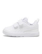 Puma Pantofi sport Courtflex din piele ecologica cu velcro - Alb