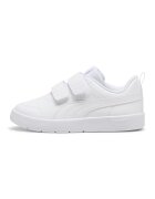 Puma Pantofi sport Courtflex V3 cu velcro - Alb optic