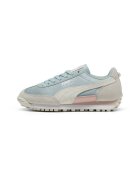 Puma Pantofi sport cu detalii de piele intoarsa Easy Rider - Alb fildes/Piersica/Albastru deschis