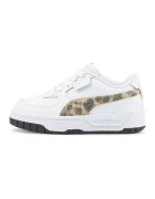 Puma Pantofi sport cu garnituri cu animal print Cali Dream - Alb/Maro deschis