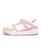 Puma Pantofi sport cu garnituri de piele Slipstream PRM - Alb/Roz pal