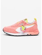 Puma Pantofi sport cu garnituri din piele intoarsa ecologica Rider FV Spongebob - Alb/Coral