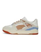 Puma Pantofi sport cu garnituri din piele intoarsa Slipstream - Maro/Alb murdar