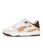 Puma Pantofi sport cu garnituri din piele Slipstream Cord - Alb/Maro