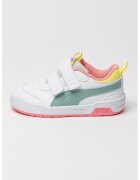 Puma Pantofi sport cu inchidere velcro Multiflex 2 - Galben pal/Alb optic/Verde feriga