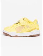 Puma Pantofi sport cu inchidere velcro si garnituri din piele - Galben