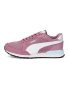 Puma Pantofi sport cu insertii textile ST Runner V3 - Alb/Roz prafuit