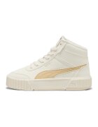 Puma Pantofi sport cu logo Carina Mia Mid WTR Warm - Alb fildes/Piersica