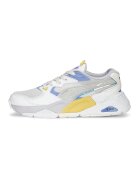 Puma Pantofi sport cu model colorblock si garnituri de plasa Mira Dimensions - Alb/Gri deschis