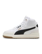 Puma Pantofi sport cu model in doua nuante Shuffle Downtown - Alb fildes/Negru/Alb optic