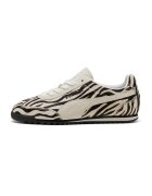Puma Pantofi sport cu piele cu par scurti si model Arizona - Alb fildes/Negru
