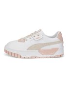Puma Pantofi sport cu piele intoarsa Cali Dream Colorpop - Alb/Roz somon