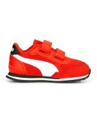 Puma Pantofi sport cu velcro si insertii textile ST Runner v3 - Rosu