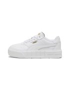 Puma Pantofi sport de piele cu detalii perforate Cali Court - Alb