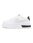 Puma Pantofi sport de piele cu garnituri de piele intoarsa Mayze Stack - Negru/Gri deschis/Alb optic