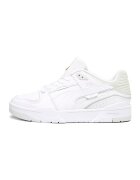 Puma Pantofi sport de piele cu garnituri de piele intoarsa Slipstream Bball - Alb/Alb murdar