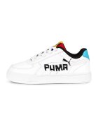 Puma Pantofi sport de piele ecologica Caven - Alb