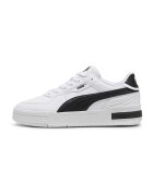 Puma Pantofi sport de piele ecologica cu garnituri contrastante Pro Crush - Alb/Negru