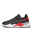 Puma Pantofi sport de piele ecologica cu garnituri de plasa RS-X - Rosu/Negru/Galben