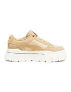 Puma Pantofi sport de piele ecologica cu garnituri din piele intoarsa Mayze Stack - Maro nisip