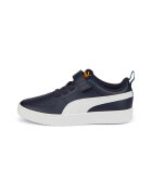 Puma Pantofi sport de piele ecologica cu inchidere velcro Rickie AC+ - Bleumarin