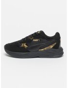 Puma Pantofi sport de piele ecologica cu insertii de material textil X-Ray Speed Lite - Auriu/Negru