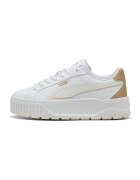 Puma Pantofi sport de piele ecologica cu logo - Alb/Bej
