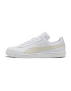 Puma Pantofi sport de piele ecologica cu talpa plata 372605 - Alb optic/Alb murdar