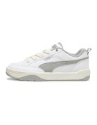 Puma Pantofi sport de piele ecologica Park Lifestyle - Alb/Gri cenusiu