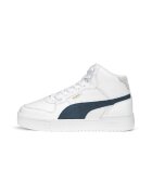 Puma Pantofi sport de piele ecologica si piele intoarsa CA Pro - Alb optic/Bleumarin