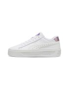 Puma Pantofi sport de piele ecologica Smash Platform v3 GirlPower - Alb