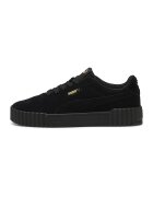 Puma Pantofi sport de piele intoarsa - Auriu - Negru 400721 - Auriu/Negru