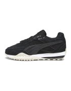 Puma Pantofi sport de piele intoarsa Blktop Rider Femme - Negru/Alb murdar