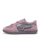 Puma Pantofi sport de piele intoarsa cu detalii cu stele - Alb/Gri/Roz somon