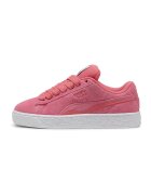 Puma Pantofi sport de piele intoarsa cu insertii de piele - Roz aprins